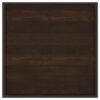 Fulton 30-inch Square Mango Wood Coffee Table Dark Brown
