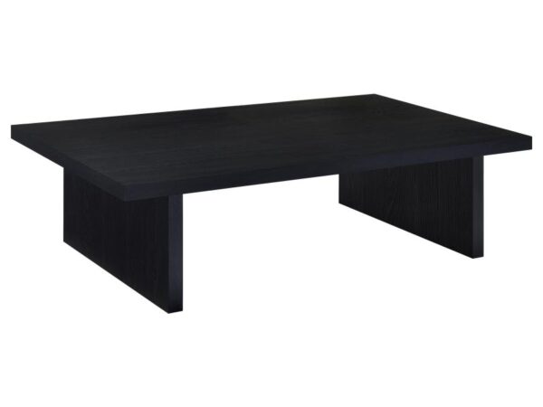 Max Rectangular Engineered Laminate Coffee Table Black