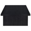 Max Rectangular Engineered Laminate Coffee Table Black