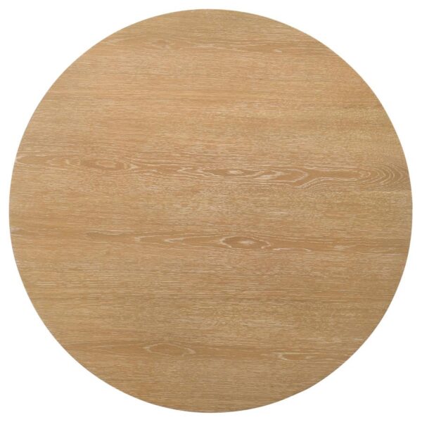 Ottowa 3-piece Round Wood Coffee Table Set Washed Oak