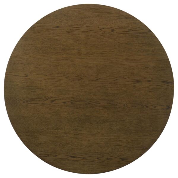 Ottowa 2-piece Round Wood Coffee Table Set Brown