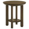 Ottowa 3-piece Round Wood Coffee Table Set Brown