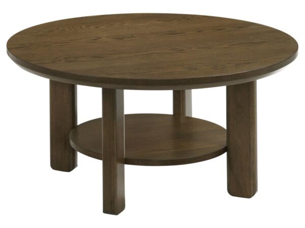 Ottowa 35-inch Round Wood Cocktail Coffee Table Brown