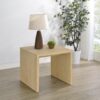 Canoga Engineered Wood Accent Side End Table Light Oak