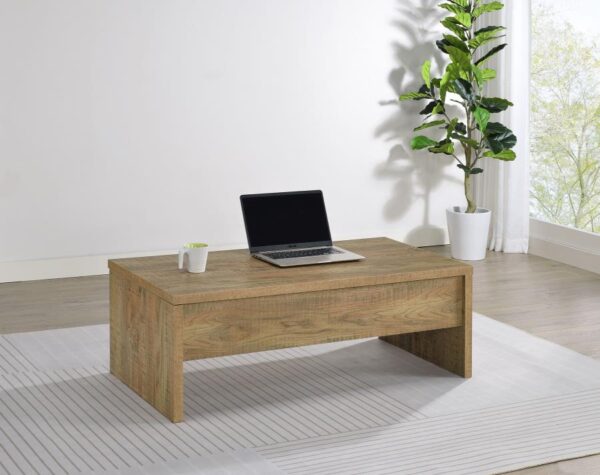 Canoga Engineered Wood Lift Top Cocktail Coffee Table Mango