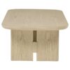 Kailani Coastal Rectangular Cocktail Coffee Table Beige Oak