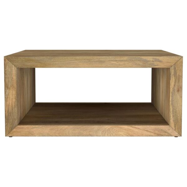 Benton Square Solid Mango Wood Coffee Table Natural