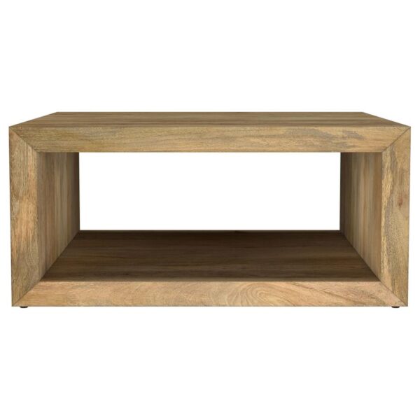 Benton Square Solid Mango Wood Coffee Table Natural