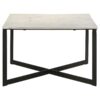 Tobin 2-piece Marble Top Coffee and End Table Set White