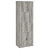 Burke 3-shelf Engineered Wood Media Tower Grey Driftwood