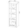 Burke 3-shelf Engineered Wood Media Tower Grey Driftwood