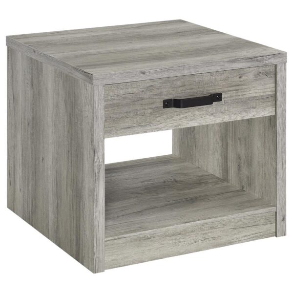 Felix 2-piece Coffee and End Table Set Grey Driftwood