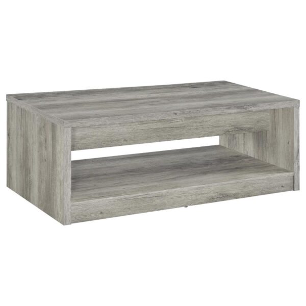 Felix 2-piece Coffee and End Table Set Grey Driftwood