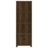 Sachin 3-shelf Engineered Wood Media Tower Dark Pine