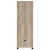 Sachin 3-shelf Engineered Wood Media Tower Distressed Pine