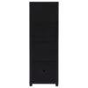 Jupiter 3-shelf Engineered Wood Media Tower Black