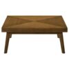 Westerly Square Wood Coffee Table Walnut Brown