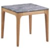Polaris Square SmartTop Side End Table Grey and Light Oak