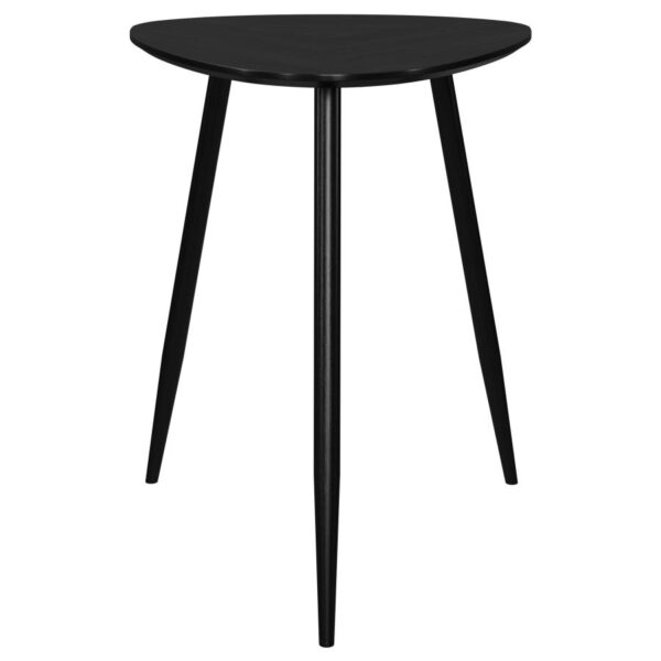 Odessa 3-piece Triangular Coffee and End Table Set Black