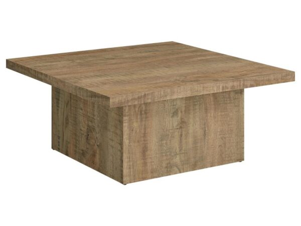 Devar Square Engineered Wood Coffee Table Mango Brown