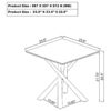 Carvell 2-piece Square Coffee and End Table Set Mirage White