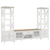 Hollis 3-piece 67-inch TV Stand Entertainment Center White