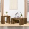 Odilia 2-piece Solid Wood Coffee and End Table Set Auburn