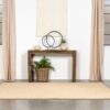 Odilia Rectangular Solid Wood Entryway Console Table Auburn