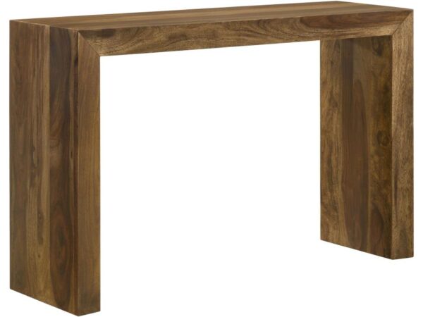 Odilia Rectangular Solid Wood Entryway Console Table Auburn