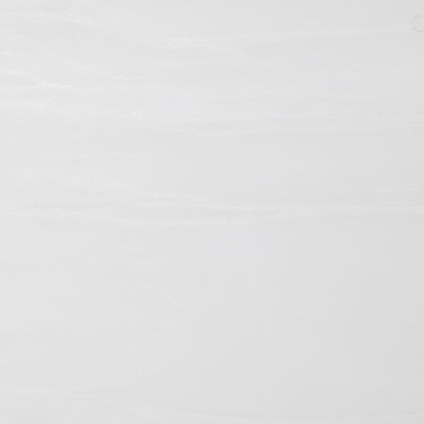 Kerwin Square Stone Top End Table White and Chrome