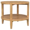 Camillo 3-piece Round Coffee and End Table Set Maple
