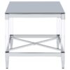 Lindley 2-piece Square Coffee and End Table Set Chrome