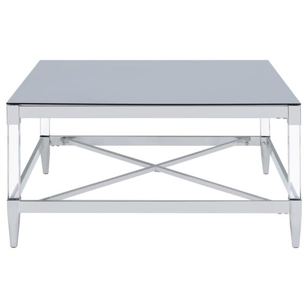 Lindley 3-piece Square Coffee and End Table Set Chrome