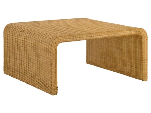 Cahya Square Woven Rattan Coffee Table Natural