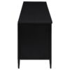 Amherst 4-door 78-inch Metal TV Stand Media Console Black