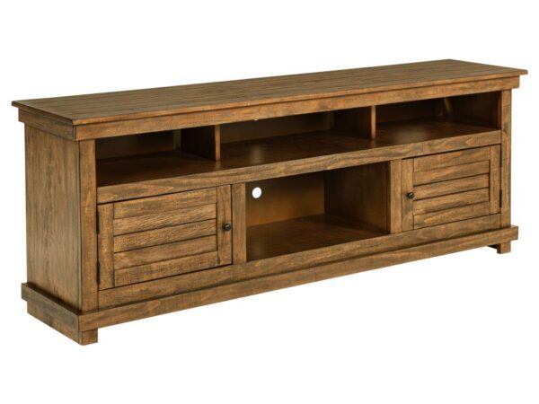 Payne 70-inch TV Stand Media Console Distressed Brown