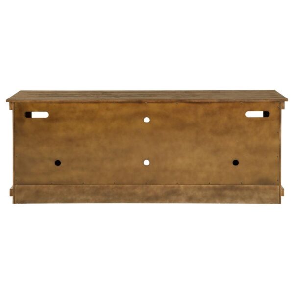 Payne 70-inch TV Stand Media Console Distressed Brown