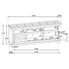 Payne 70-inch TV Stand Media Console Java