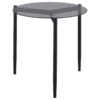 Rosalie 2-piece Round Coffee and End Table Set Grey
