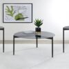Rosalie 3-piece Round Coffee and End Table Set Grey