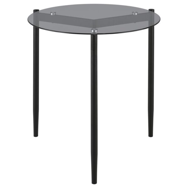 Rosalie 3-piece Round Coffee and End Table Set Grey