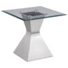 Jenny 3-piece Rectangular Coffee and End Table Set Chrome