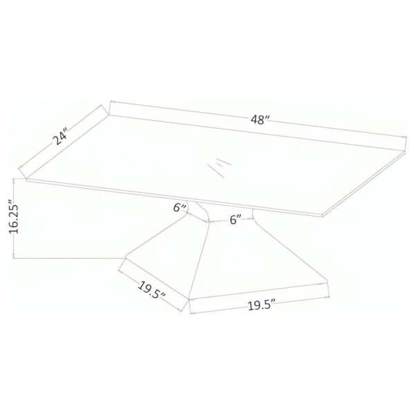 Jenny Glass Top Stainless Steel Coffee Table Chrome