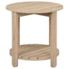 Fowler 3-piece Round Coffee and End Table Set Natural