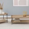 Fallon Rectangular Engineered Wood Coffee Table Light Brown