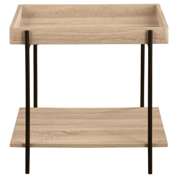 Fallon 2-piece Rectangular Coffee and End Table Set Natural