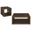 Frisco 2-piece Coffee and End Table Set Dark Pine