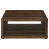 Frisco 2-piece Coffee and End Table Set Dark Pine