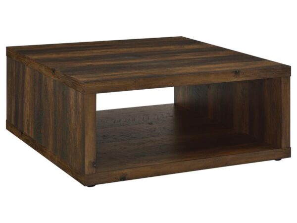 Frisco Square Engineered Wood Coffee Table Dark Pine