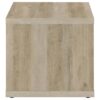 Frisco Square Engineered Wood Side End Table Distressed Pine